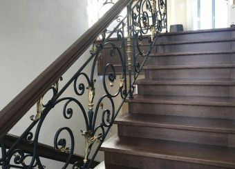 Купить кованые перила для лестниц в Москве и области